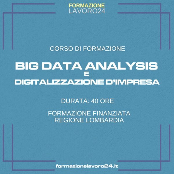 Big Data Analysis e Digitalizzazione d'Impresa