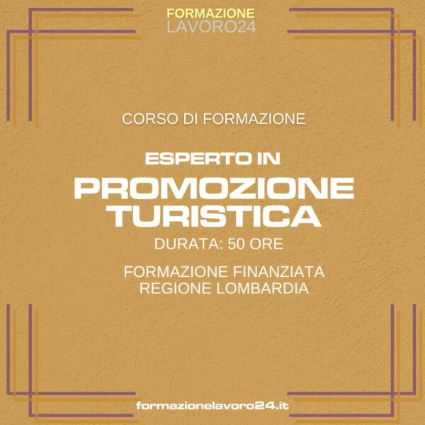 Esperto in Promozione Turistica