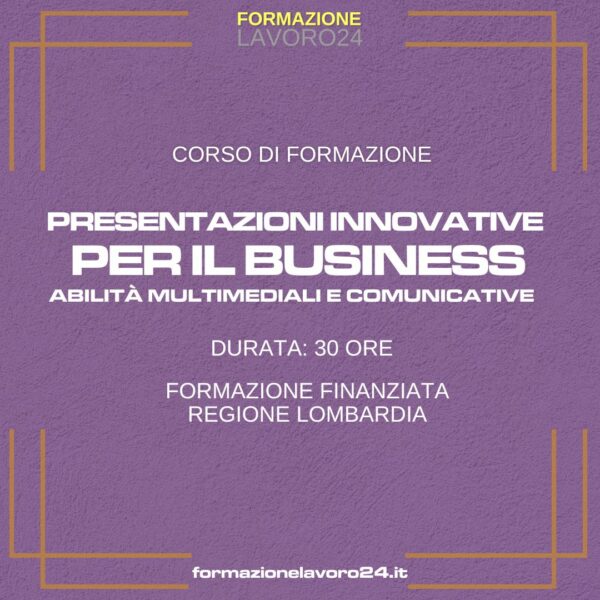 Presentazioni Innovative per il business