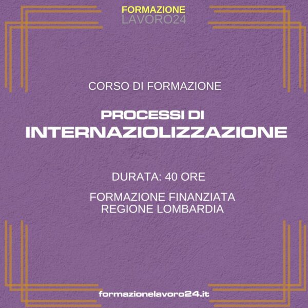 Processi di Internazionalizzazione