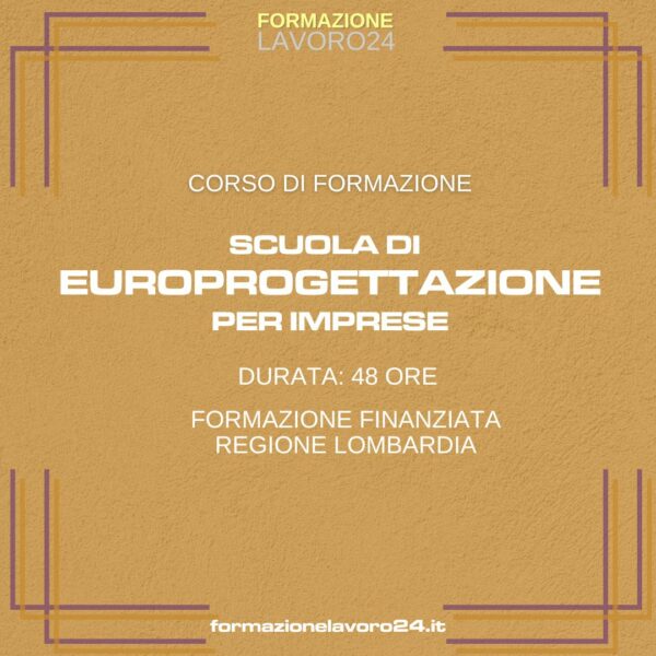 Scuola di Europrogettazione per Imprese